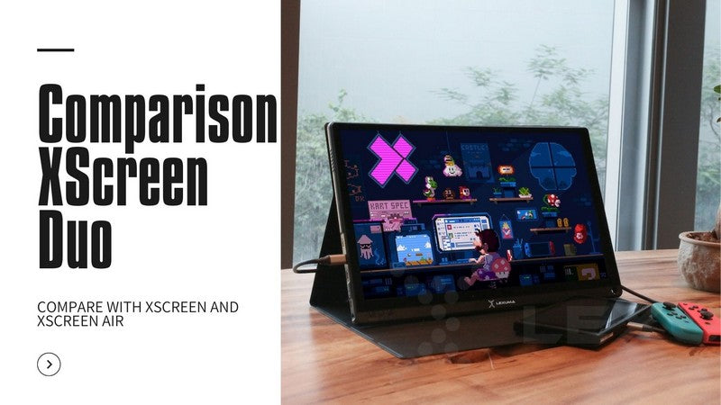 Lexuma XScreen Duo便攜式顯示器和其他XScreen之間有什麼區別嗎？