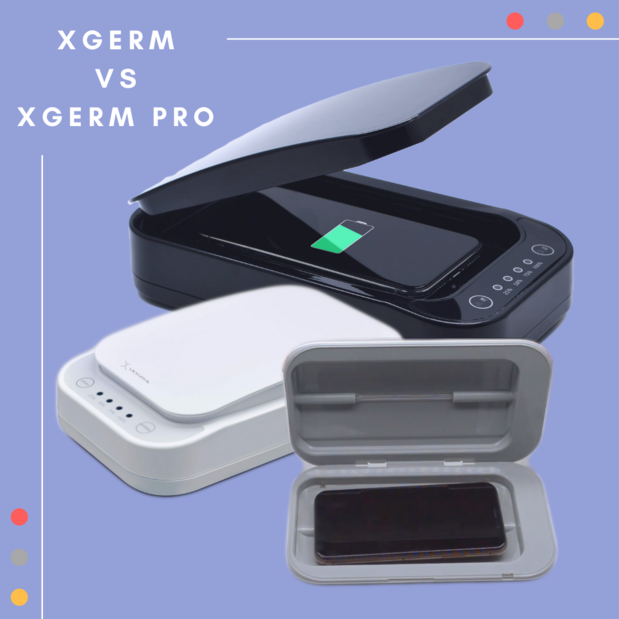 Lexuma 紫外光殺菌電話消毒盒系列 : XGerm vs XGerm Pro
