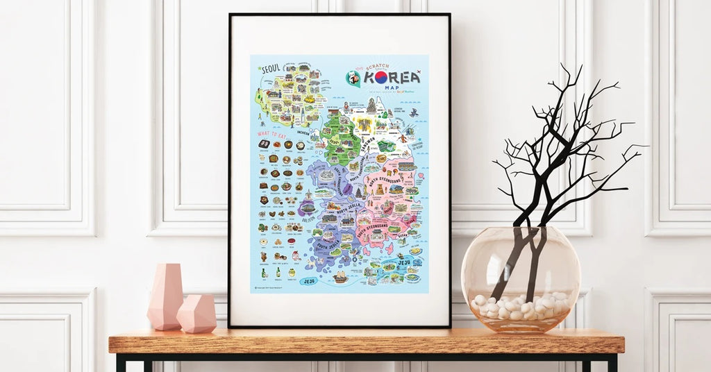 Korea Scratch Travel Map - Travel to Korea - Lexuma-2