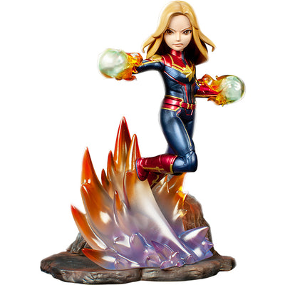 漫威復仇者聯盟：Marvel隊長正版模型手辦人偶玩具 Marvel's Avengers: Endgame Premium PVC Captain Marvel official figure toy listing front white background