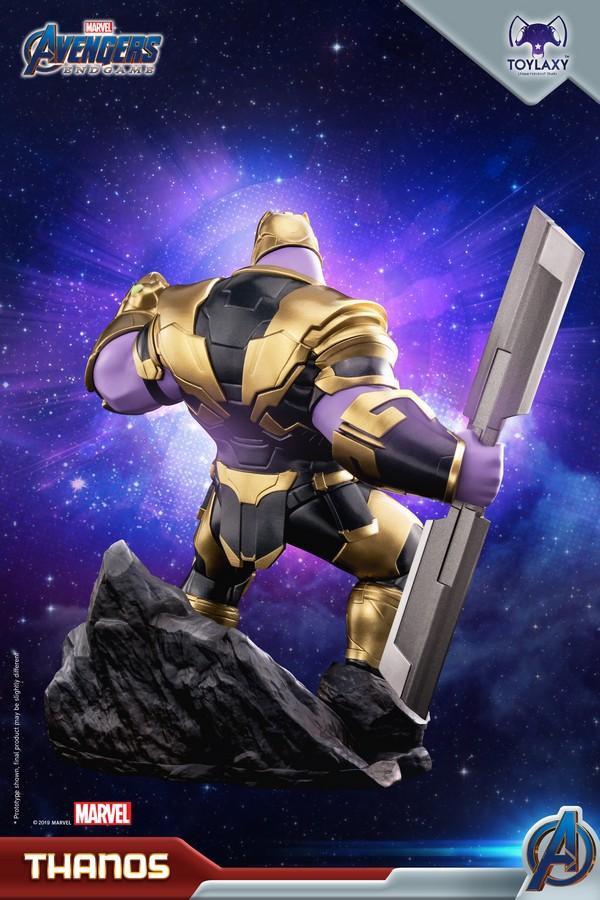 漫威復仇者聯盟：薩諾斯正版模型手辦人偶玩具 Marvel's Avengers: Endgame Premium PVC Thanos figure toy listing marvel movie infinity war figure collectible figure back