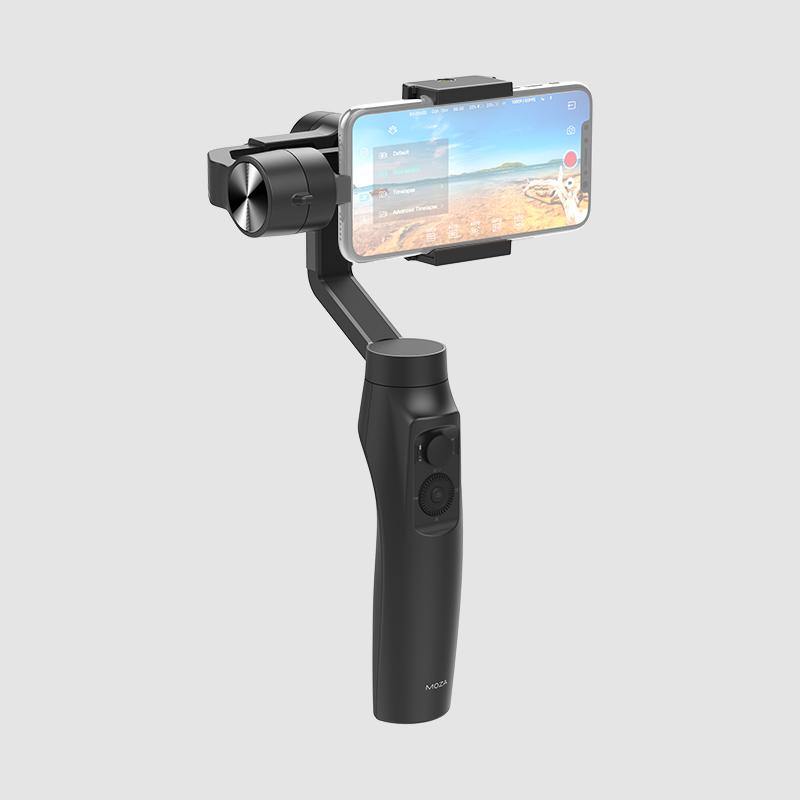 moza-mini-mi-wireless-phone-charging-gimbal-phone-camera-stabilizer-wireless-charging-full-expansion-sport-gear-mode-zoom-control-focus-control-app-function side view
