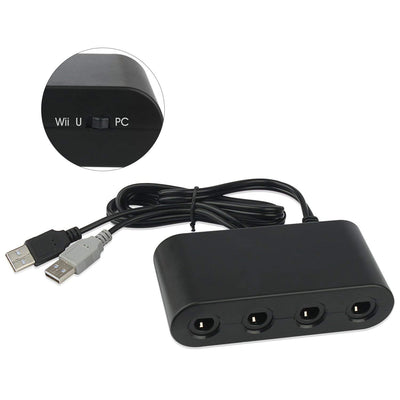 Lexuma GameCube 控制器連接器 - 適用於Wii U, Nintendo Switch和PC USB